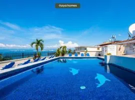 Cozy 2BR King beds - Rooftop Pool - Fast WiFi