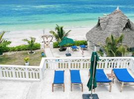 Zen-Zanzibar Beach Front Villa、ウロアのホテル