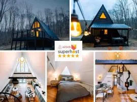 Secluded A-Frame Hocking Hills Hot Tub Fire Pit