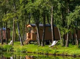 Camping Papillon Kinrooi - Pipowagen 4p met terras