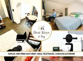 Le Grey - By BEST KEYS - Duplex Spacieux & Fonctionnel - Idéal Télétravail & Séjours Pros - Centre Ville - WiFi Fibre - Netflix - Nespresso - Check-in Autonome