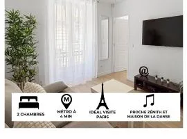 Appartement lumineux et moderne, proche transports