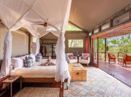 Amber River Camp, glamping site in Okavango Delta