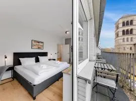 Apartment Düsseldorf 100QM, 6 Personen, Balkon, Messe, Küche