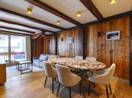 Luxury suite 70m2 balcon courchevel1850 parking, хотел в Корчевел
