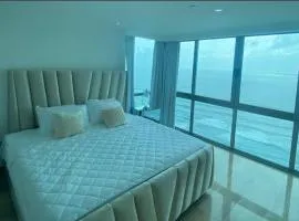 Vista al mar Hab Privada Larimar, Malecon Santo D