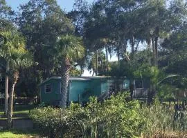 Waterfront Cottage Rental with a Dock on the San Sebastian River, Florida
