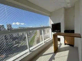 Apto a 750m do Mar c/ varanda e churrasq. GVT2105