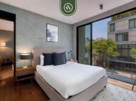 Brand New 2 BR Condo in Roma Norte - Rooftop，墨西哥城的分租公寓