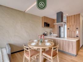 Brand New 1 BR Condo in Roma Norte - Rooftop，墨西哥城的分租公寓