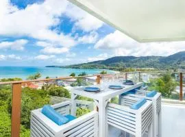 Modern condo with full sea view, 4 min walk to Kamala beach