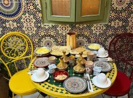 Riad dar lfen Chambre twin