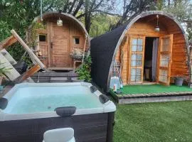 Cabane Sauna & Jacuzzi Hiver