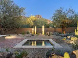 Serenity and southwest charm views hot tub.