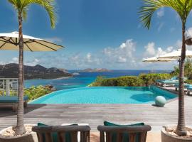 Luxury Villa St Barth with Ocean View, Pool & Gym, hotel v destinaci Saint-Jean
