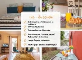 Superbe appartement 1min métro7 Rez-de-chaussée