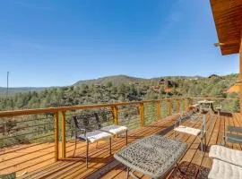 Pine Cabin with Wraparound Deck 2 Mi to Trails!