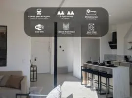 L'alcôve - appartement moderne et spacieux - proche gare - centre historique - WiFi - Clim