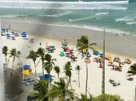Apartamento Guarujá, Frente Mar! Pé na Areia, TOP!