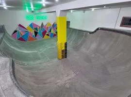 Skate Bowl Hot Tub Game Room Breckenridge Adventure Chalet by AvantStay