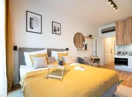 apartino - free parking v okolí - in the neighbourhood, Novostavba - Omezený přístup a stavební ruch - New Building - Limited Access and Construction noise