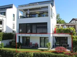 Ferienwohnung Wellenreiter mit ruhigem Garten