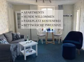 Haus Krabbe Apartments, zentral gelegen zwischen Bremerhaven und Cuxhaven, Hunde kostenfrei willkommen, hauseigene kostenfreie Parkplätze, Unterstellmöglichkeit für Fahrräder und E-Bikes