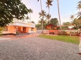 Elora cliff 3 bhk private entire cozy villa with kitchen on varkala cliff