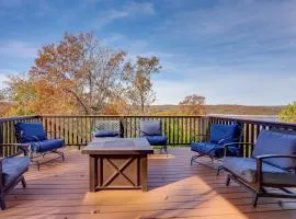 Spacious Norfork Lake Home Game Room and Views!