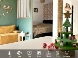 La Poulie - Apartment with Balcony and Free Privative Parking - Close to Colmar