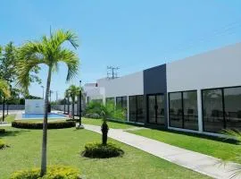 Departamento Moderno Azul Cielo - 2 Albercas - 3 Min Malecón y Playas