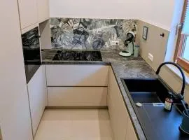 Modern family accommodation with terrace and garden