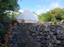 Affordable Hawai'i, luxury tent in Naalehu