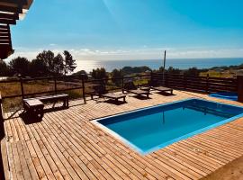 Caba&ntilde;a en chovellen, hotel de playa en Pelluhue