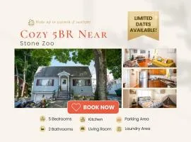 597 - 5BR Medford - Cozy Stay near Stone Zoo