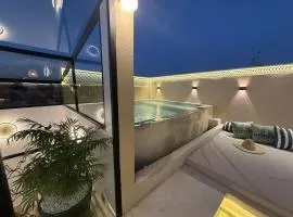 Riad Dar Ninoun, Bassin chauffé & Petits déjeuners