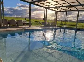 Maison en pierres avec piscine privée et spa, animaux acceptés - FR-1-496-7