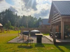 Kaszubski zakątek, 2 domki ,20 osob,balia,sauna,kominek