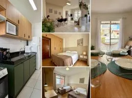 Apartamento central com ar condicionado e 3 smart TVs - UFV a 1km