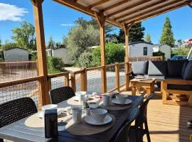 La Dolce Vita Méditerranéenne Mobil Home à 200m de la plage Camping 5 Etoiles Parc Aquatique