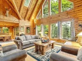 Poconos True Log Cabin with Sauna, Movie Theather, Hot Tub & Fire Pit!