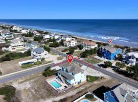 Semi-Oceanfront, Ocean Views, Priv Pool, Hot Tub, Beauty and the Beach WL922, spa hotel in Corolla