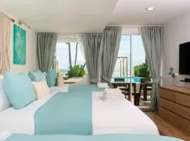 Beachfront Pool Deluxe Livingroom,Kitchen&BBQ