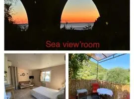 STUDIO pied village EZE - dans VILLA - Parking Gratuit