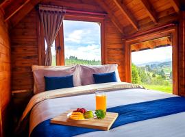 Tacama, acogedoras cabañas cerca a termales, hotel v destinaci Paipa