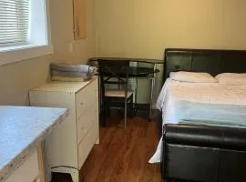 one bedroom with bathroom