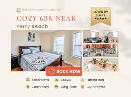 555-2 6BR Quincy - Spacious Apt near Perry Beach, alquiler vacacional en la playa en Quincy