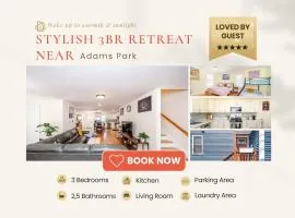 37 - 3BR Quincy - Cozy Townhouse near Adams Park