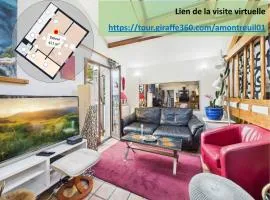 Maison Événementielle à Paris avec jardin terrasse et métro