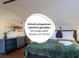 Waldklang Panorama - eingezäunt - Sauna geplant - stylish